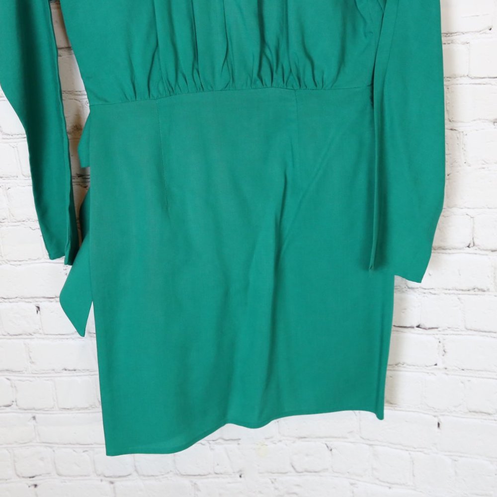 L'Academie The Lorriana Mini Dress in Green XXS - Picture 8 of 13